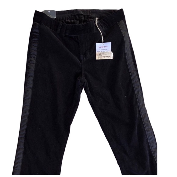 Vintage Jbrand Velvet Velour Tuxedo Dressy Pants - Picture 2 of 5